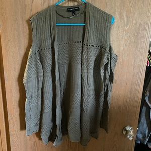 Cold shoulder sweater